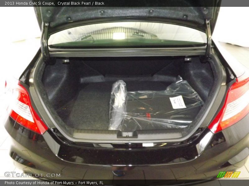 Crystal Black Pearl / Black 2013 Honda Civic Si Coupe