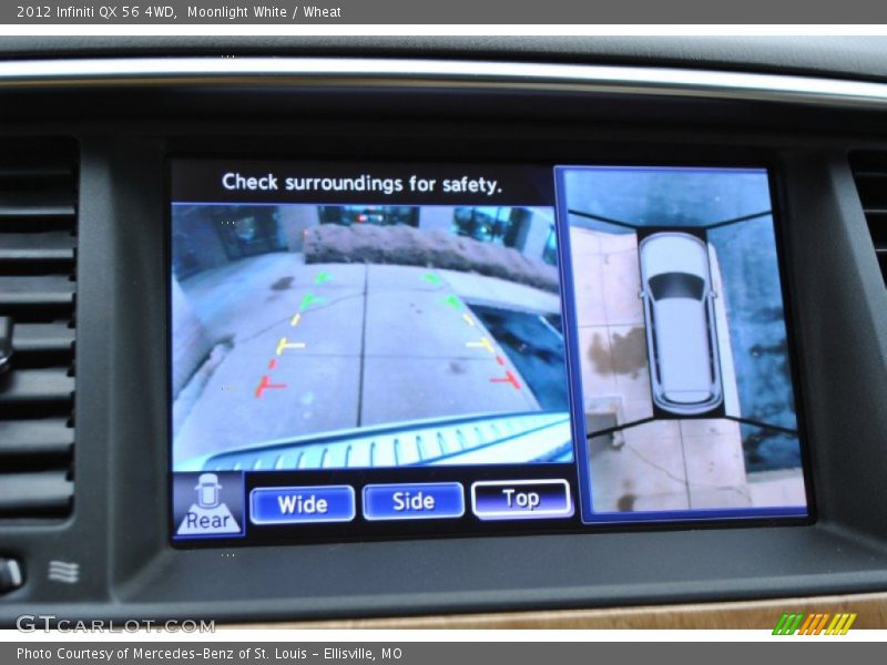 Moonlight White / Wheat 2012 Infiniti QX 56 4WD