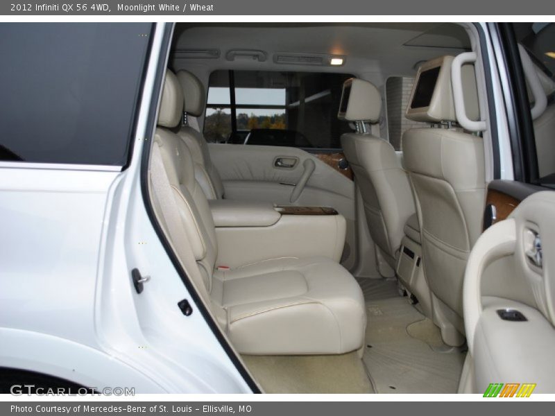 Moonlight White / Wheat 2012 Infiniti QX 56 4WD