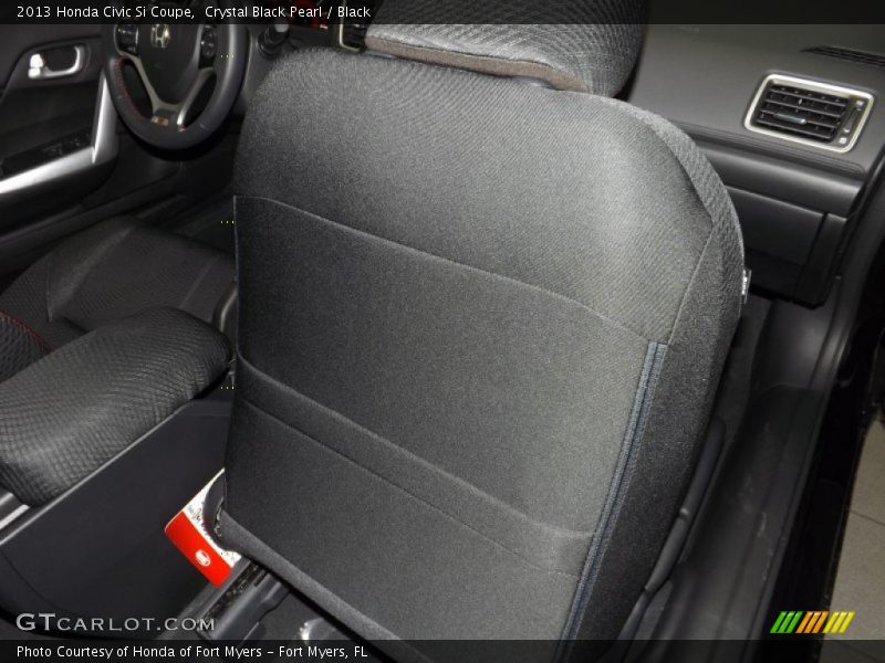 Crystal Black Pearl / Black 2013 Honda Civic Si Coupe