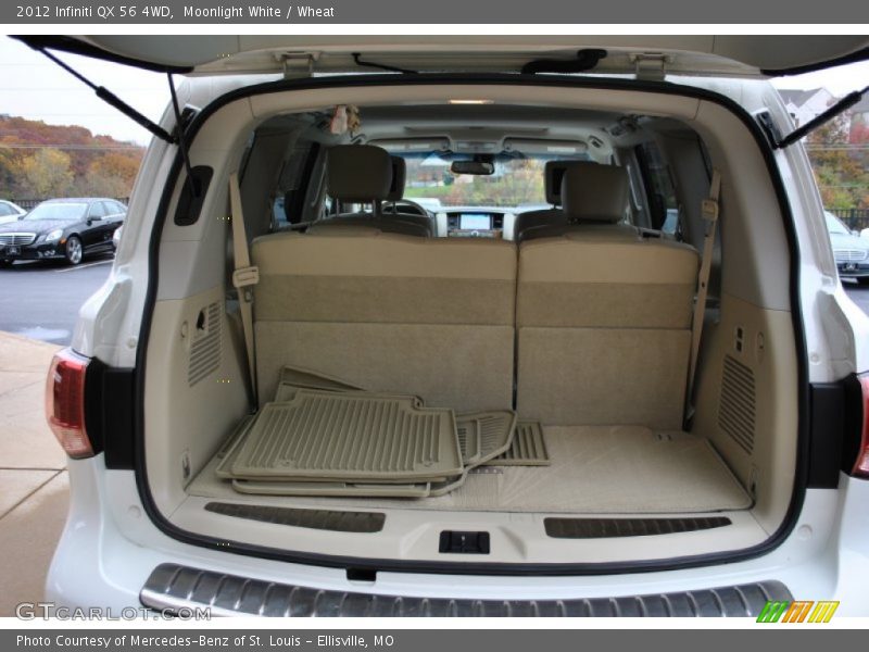 Moonlight White / Wheat 2012 Infiniti QX 56 4WD