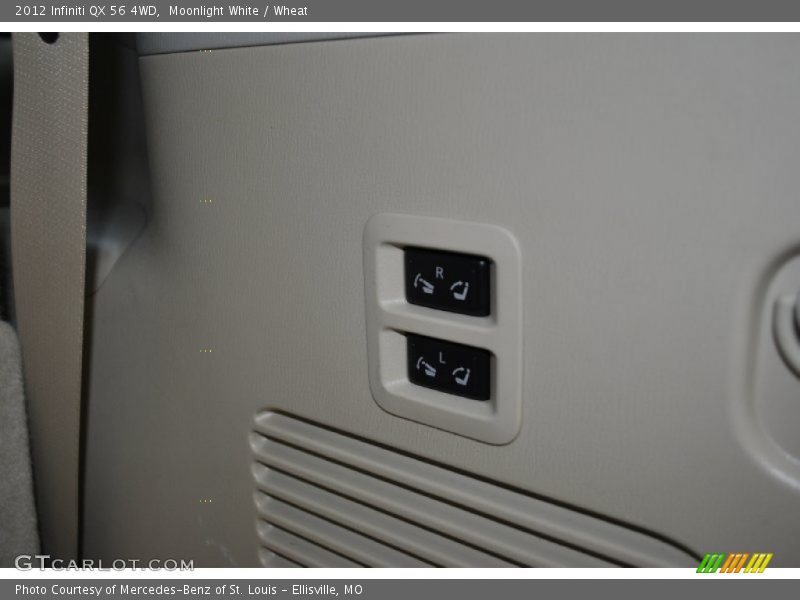 Moonlight White / Wheat 2012 Infiniti QX 56 4WD