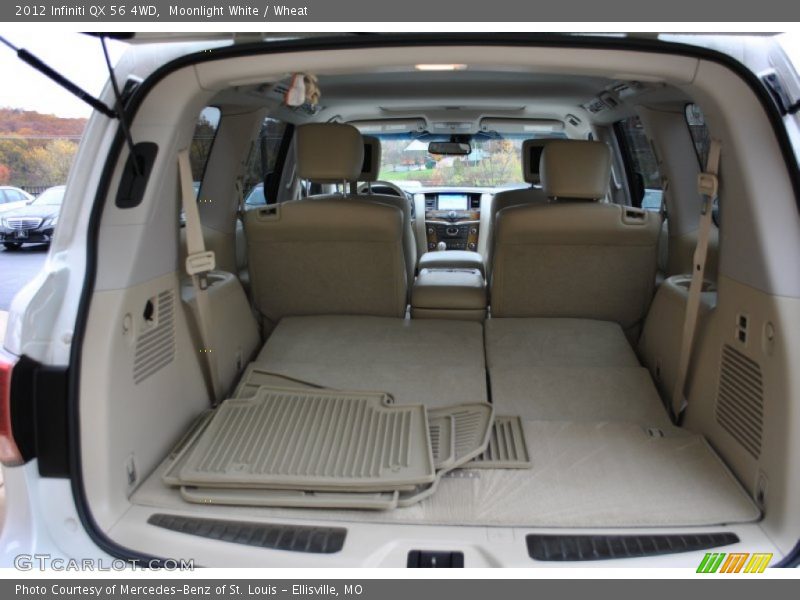 Moonlight White / Wheat 2012 Infiniti QX 56 4WD