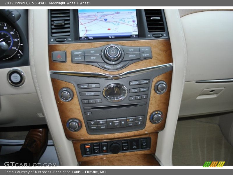 Moonlight White / Wheat 2012 Infiniti QX 56 4WD