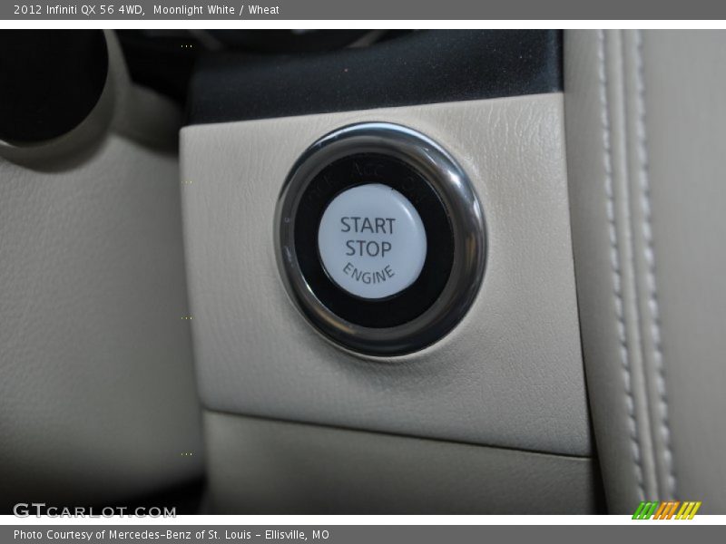 Moonlight White / Wheat 2012 Infiniti QX 56 4WD