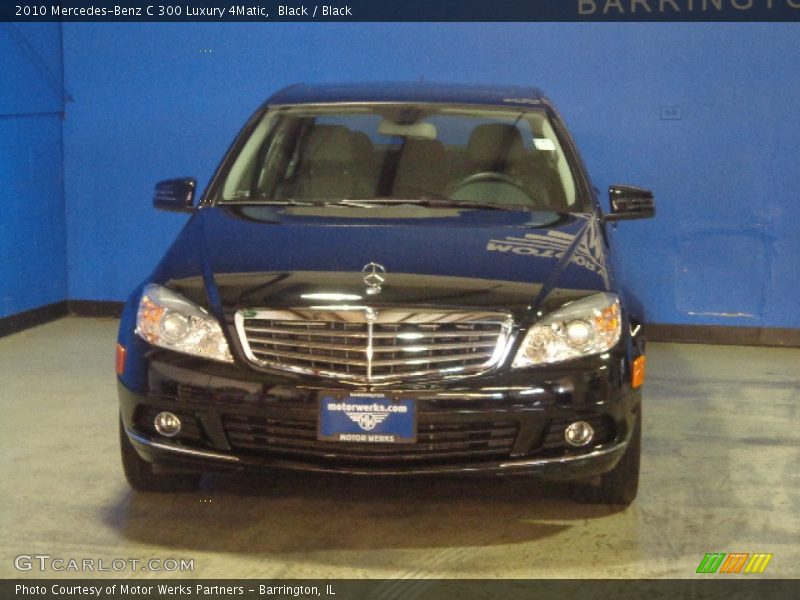 Black / Black 2010 Mercedes-Benz C 300 Luxury 4Matic
