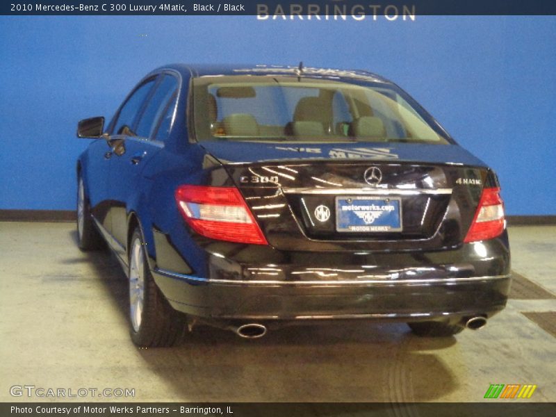 Black / Black 2010 Mercedes-Benz C 300 Luxury 4Matic