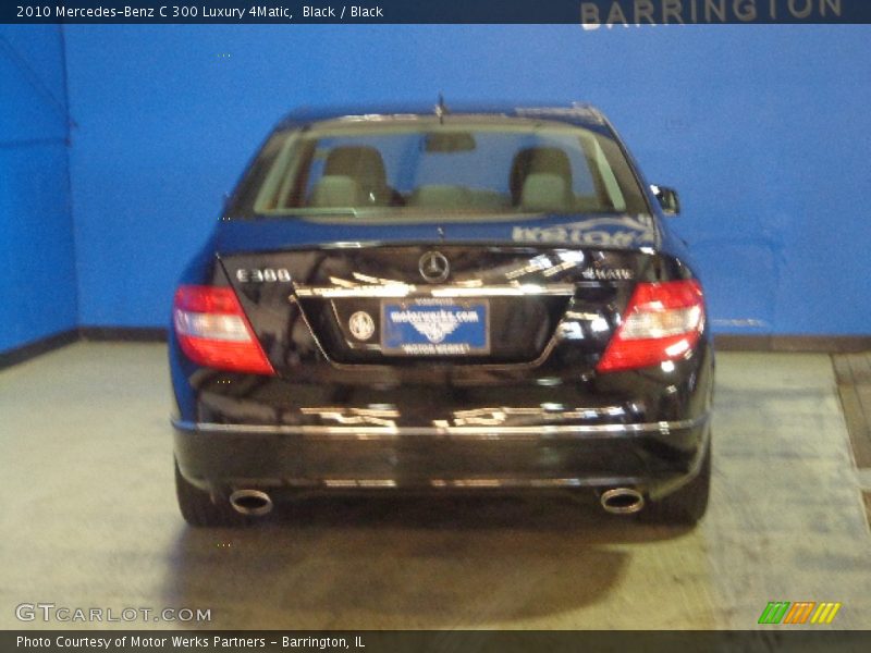 Black / Black 2010 Mercedes-Benz C 300 Luxury 4Matic