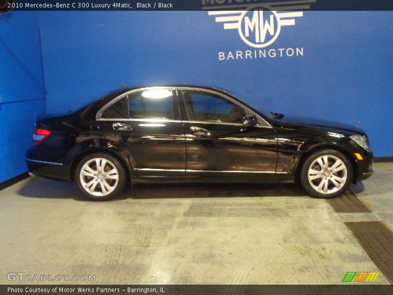 Black / Black 2010 Mercedes-Benz C 300 Luxury 4Matic