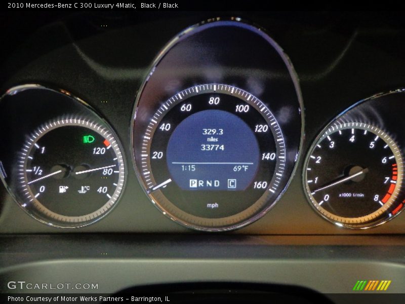 Black / Black 2010 Mercedes-Benz C 300 Luxury 4Matic