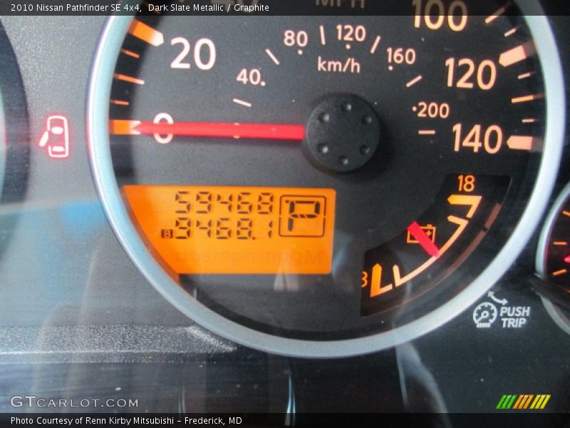 Dark Slate Metallic / Graphite 2010 Nissan Pathfinder SE 4x4