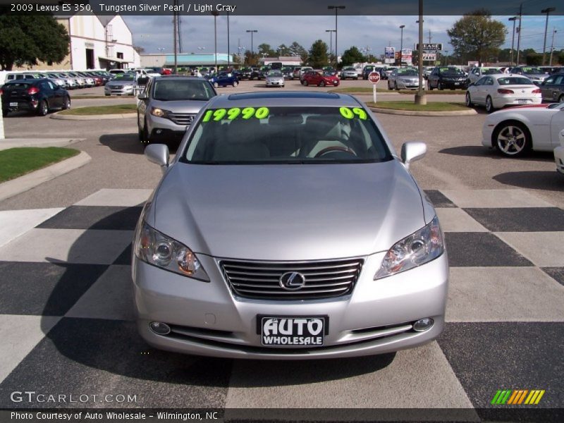 Tungsten Silver Pearl / Light Gray 2009 Lexus ES 350