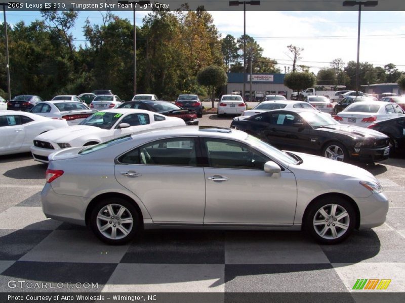 Tungsten Silver Pearl / Light Gray 2009 Lexus ES 350