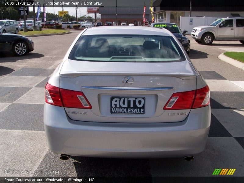 Tungsten Silver Pearl / Light Gray 2009 Lexus ES 350