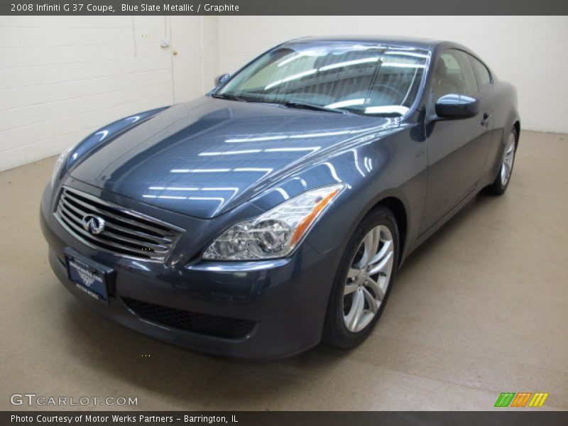 Blue Slate Metallic / Graphite 2008 Infiniti G 37 Coupe