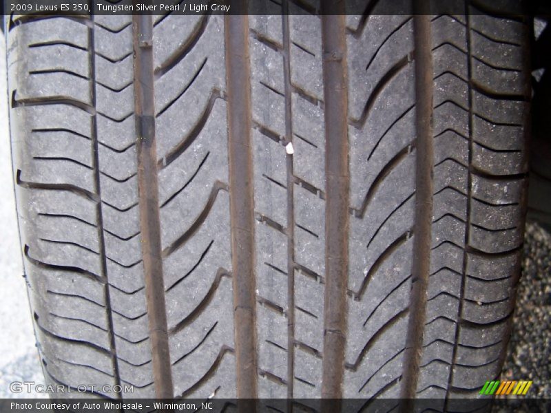 Tungsten Silver Pearl / Light Gray 2009 Lexus ES 350