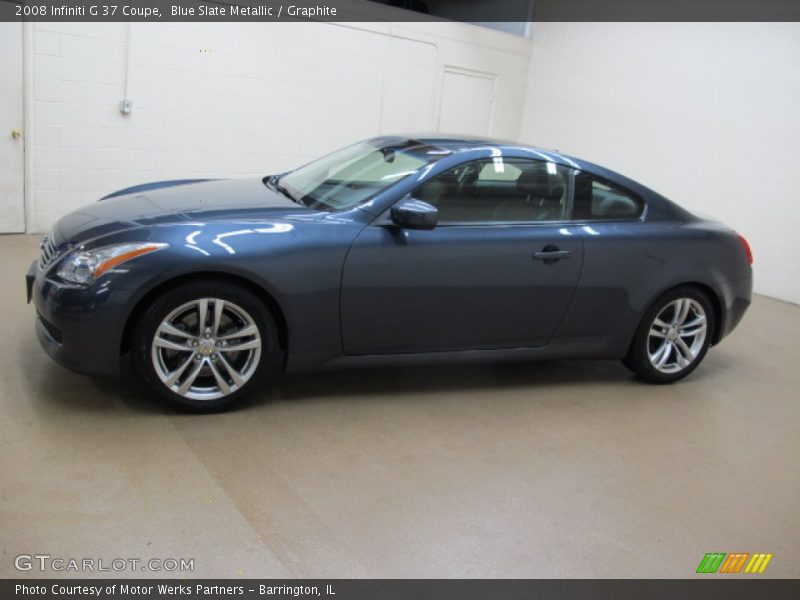 Blue Slate Metallic / Graphite 2008 Infiniti G 37 Coupe