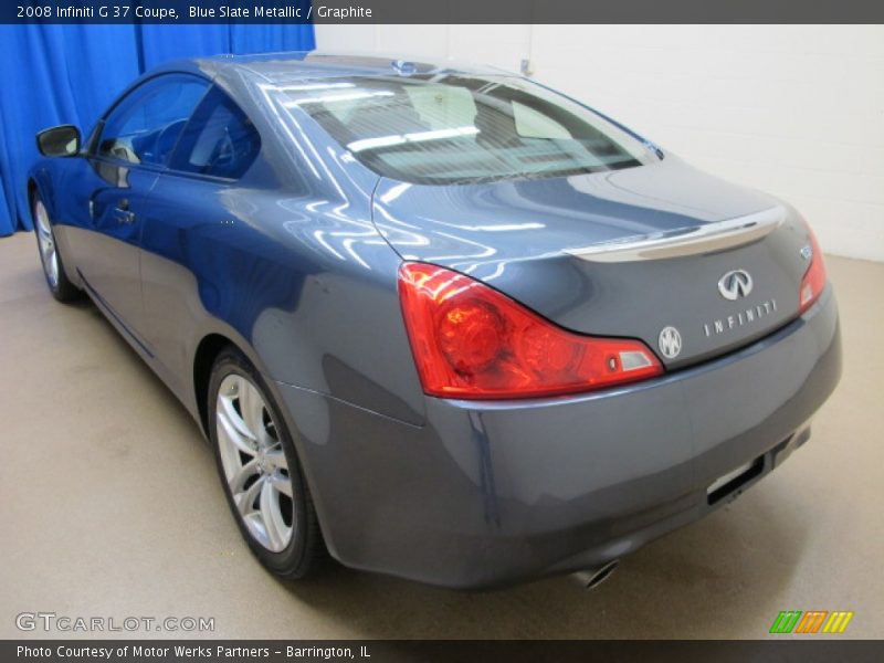 Blue Slate Metallic / Graphite 2008 Infiniti G 37 Coupe