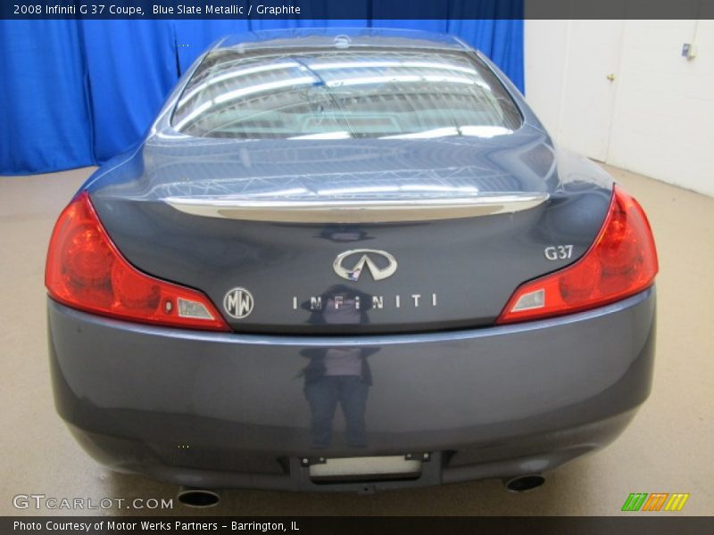 Blue Slate Metallic / Graphite 2008 Infiniti G 37 Coupe
