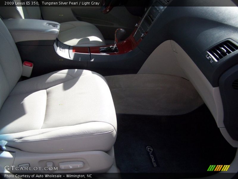 Tungsten Silver Pearl / Light Gray 2009 Lexus ES 350