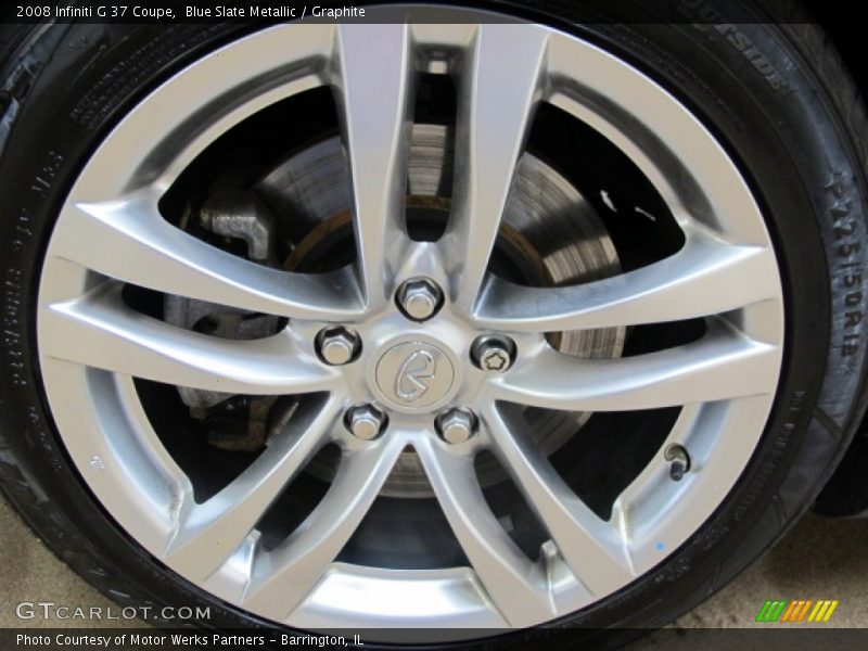 Blue Slate Metallic / Graphite 2008 Infiniti G 37 Coupe