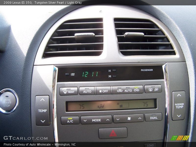 Tungsten Silver Pearl / Light Gray 2009 Lexus ES 350