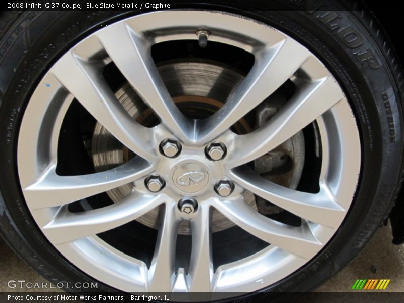 Blue Slate Metallic / Graphite 2008 Infiniti G 37 Coupe