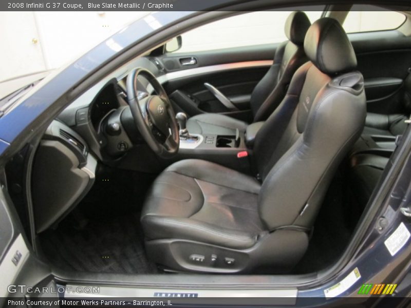 Blue Slate Metallic / Graphite 2008 Infiniti G 37 Coupe