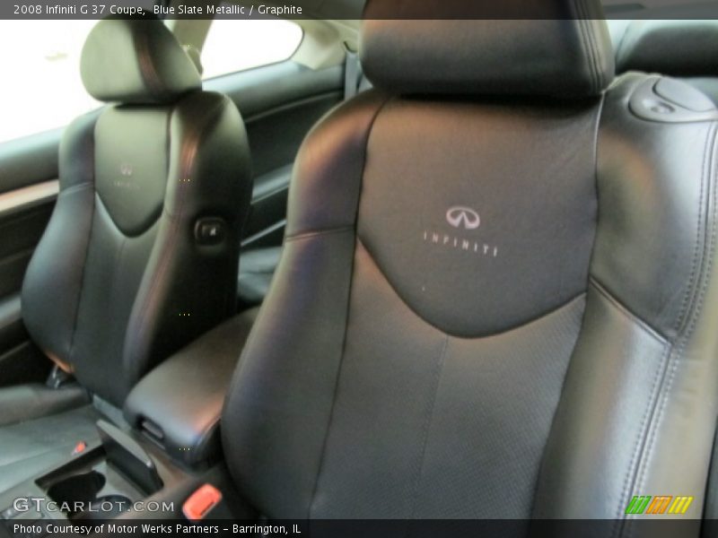 Blue Slate Metallic / Graphite 2008 Infiniti G 37 Coupe