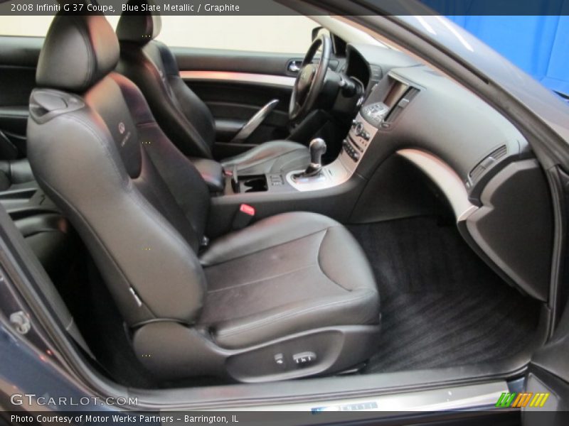 Blue Slate Metallic / Graphite 2008 Infiniti G 37 Coupe
