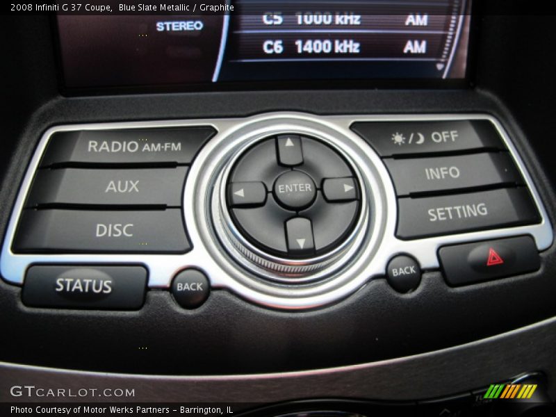 Blue Slate Metallic / Graphite 2008 Infiniti G 37 Coupe