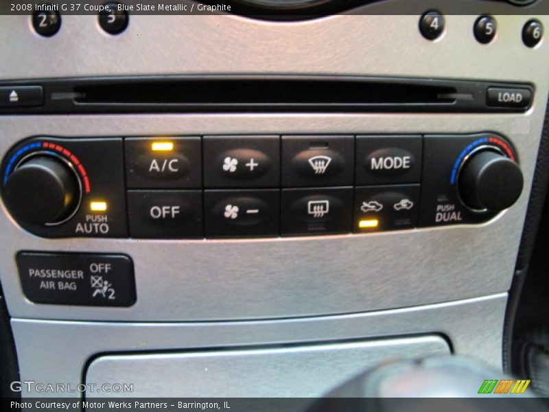 Blue Slate Metallic / Graphite 2008 Infiniti G 37 Coupe