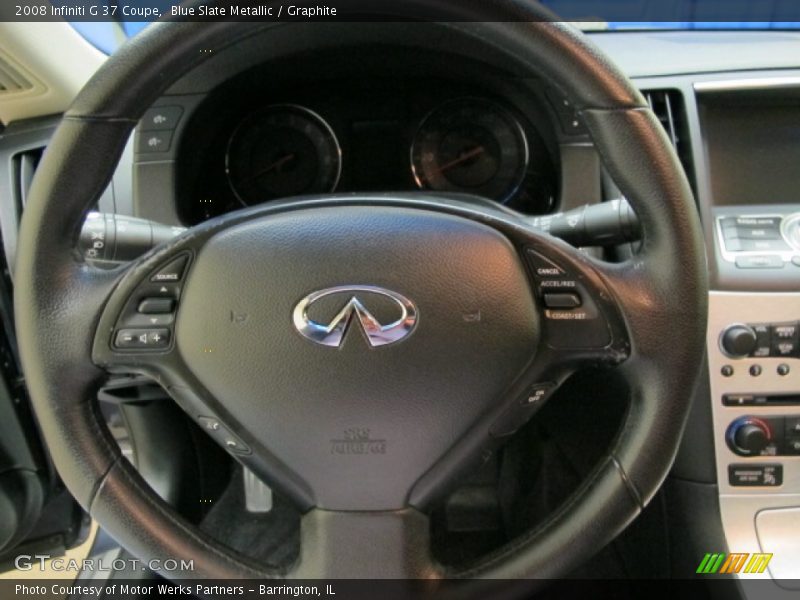 Blue Slate Metallic / Graphite 2008 Infiniti G 37 Coupe