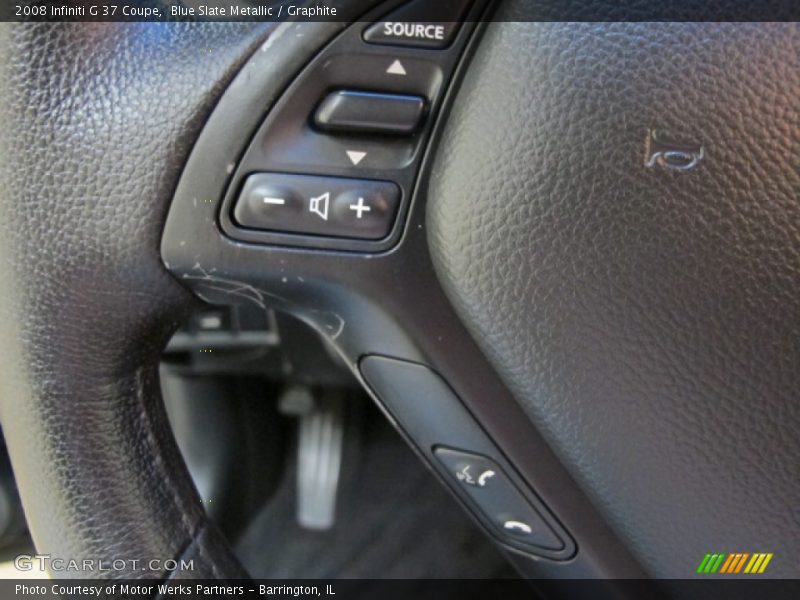Blue Slate Metallic / Graphite 2008 Infiniti G 37 Coupe
