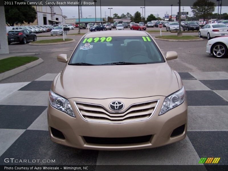 Sandy Beach Metallic / Bisque 2011 Toyota Camry LE