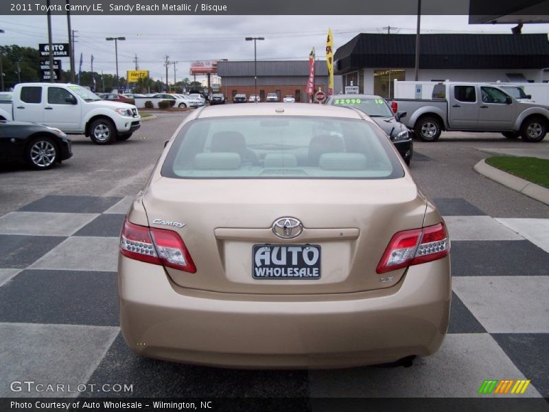 Sandy Beach Metallic / Bisque 2011 Toyota Camry LE