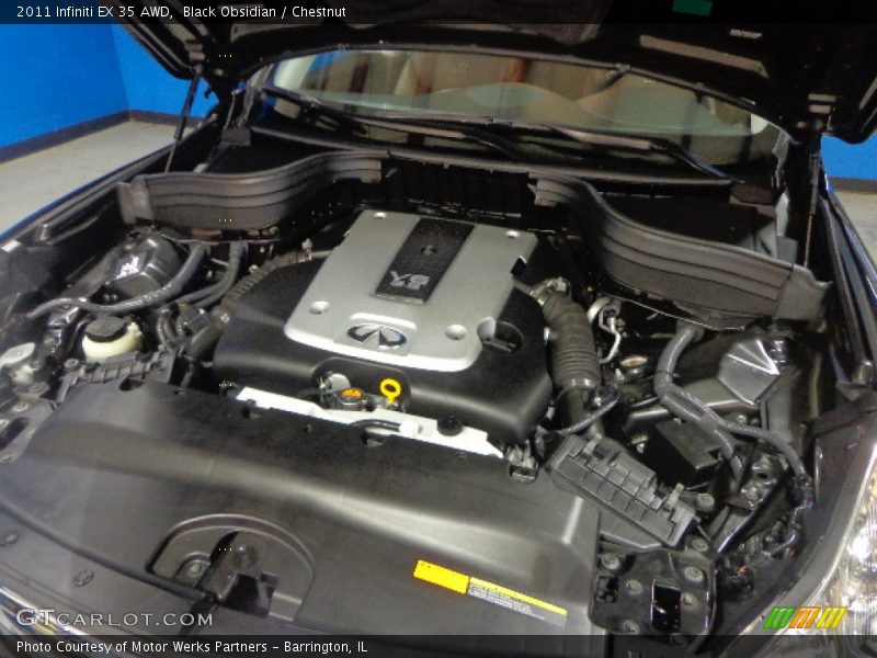 Black Obsidian / Chestnut 2011 Infiniti EX 35 AWD