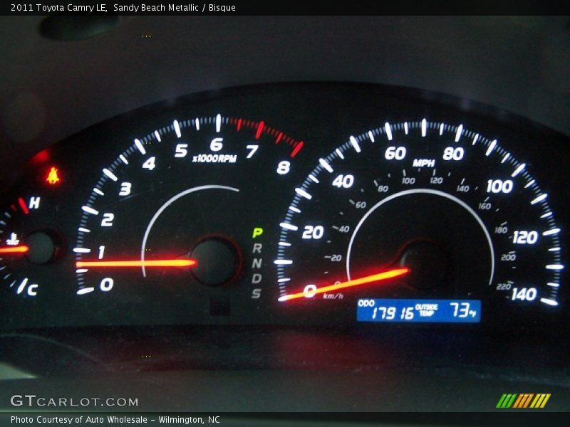 Sandy Beach Metallic / Bisque 2011 Toyota Camry LE