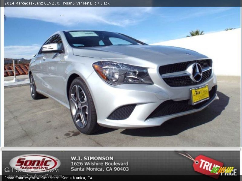 Polar Silver Metallic / Black 2014 Mercedes-Benz CLA 250
