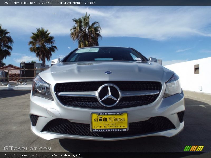 Polar Silver Metallic / Black 2014 Mercedes-Benz CLA 250