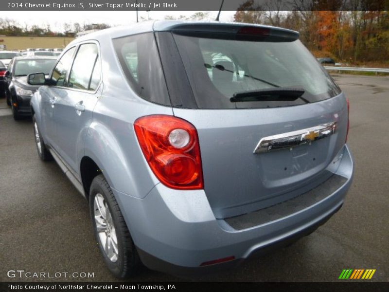 Silver Topaz Metallic / Jet Black 2014 Chevrolet Equinox LS
