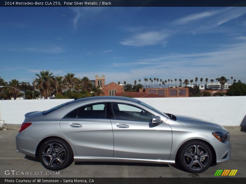 Polar Silver Metallic / Black 2014 Mercedes-Benz CLA 250