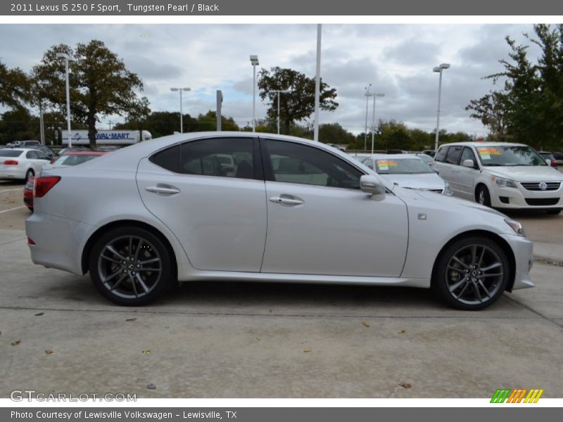 Tungsten Pearl / Black 2011 Lexus IS 250 F Sport