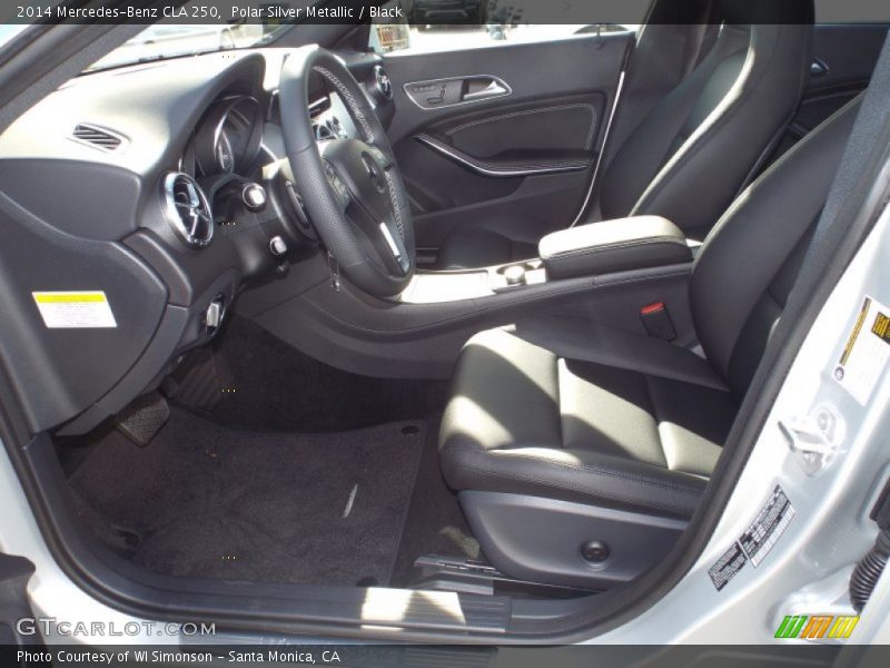 Polar Silver Metallic / Black 2014 Mercedes-Benz CLA 250