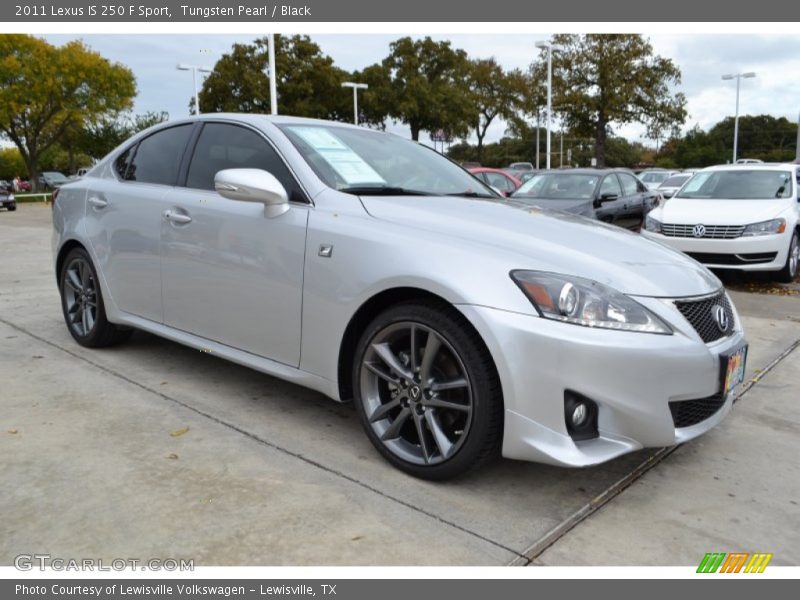 Tungsten Pearl / Black 2011 Lexus IS 250 F Sport