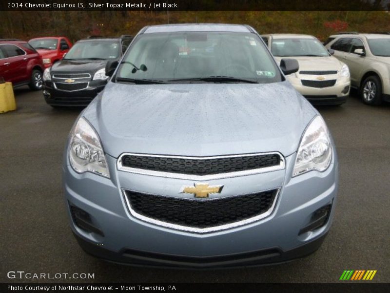 Silver Topaz Metallic / Jet Black 2014 Chevrolet Equinox LS