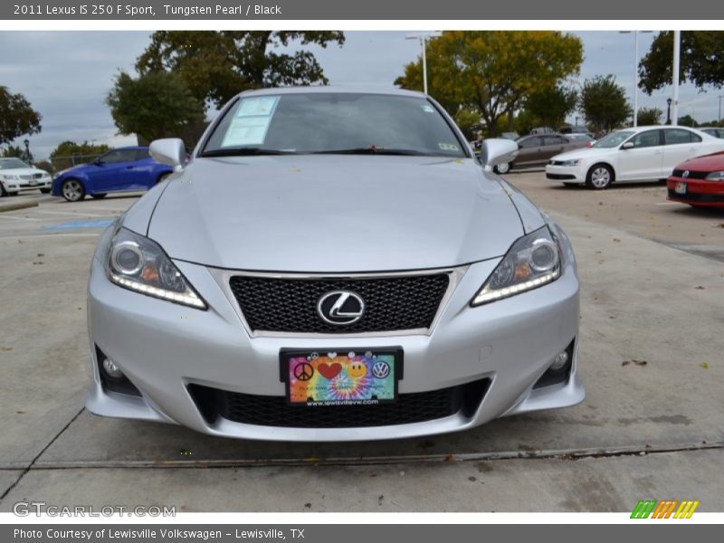 Tungsten Pearl / Black 2011 Lexus IS 250 F Sport