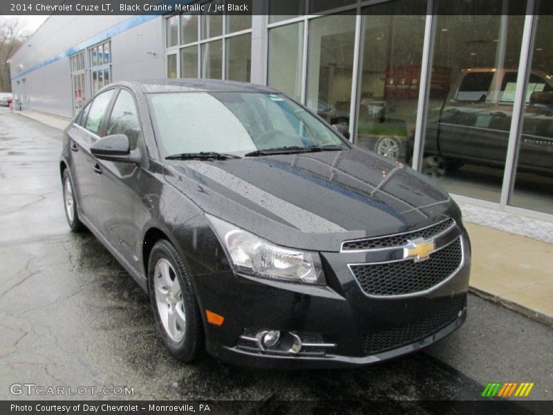 Black Granite Metallic / Jet Black 2014 Chevrolet Cruze LT