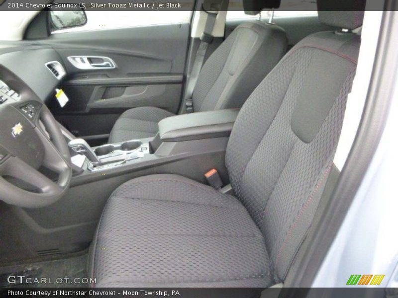Silver Topaz Metallic / Jet Black 2014 Chevrolet Equinox LS