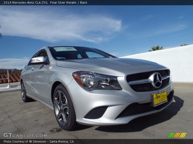 Polar Silver Metallic / Black 2014 Mercedes-Benz CLA 250